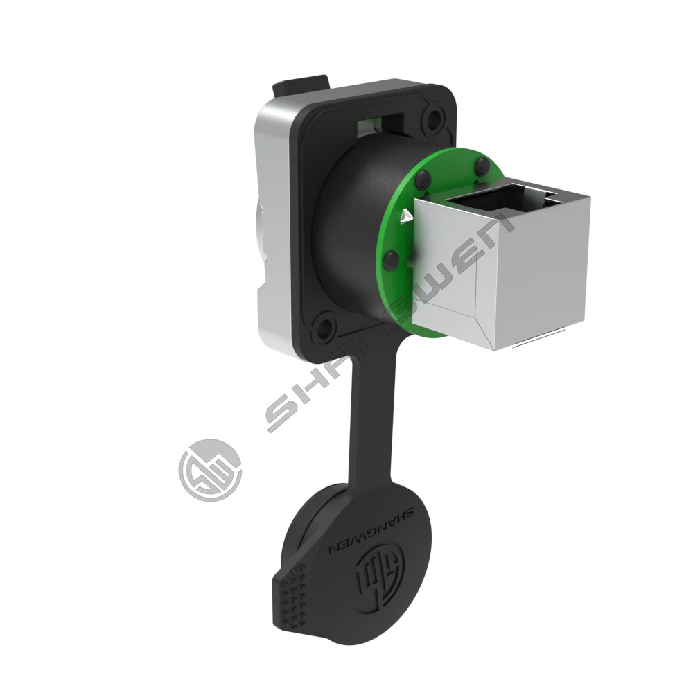 SW8FDYV-30-N 弯角网口 (顶部网口)